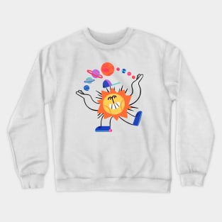 Juggling Sun Crewneck Sweatshirt